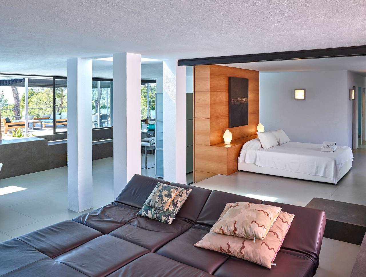 Villa Ibiza con vistas al mar y al atardecer, Wi-Fi y aire acondicionado in Cala d´Hort, Sant Josep de sa Talaia