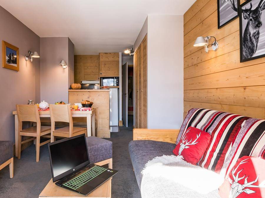 Pierre & Vacances Résidence Les Balcons de Bellevarde - Appartamento 4 persone - - 1 camera da letto - Esposizione a sud - Vista sulle montagne in Val-d'Isère, Massiccio del Ruitor