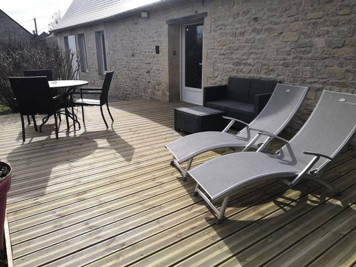 Location de vacances pour 3 personnes, avec jardin et vue, animaux acceptés à Longues-sur-Mer - 4