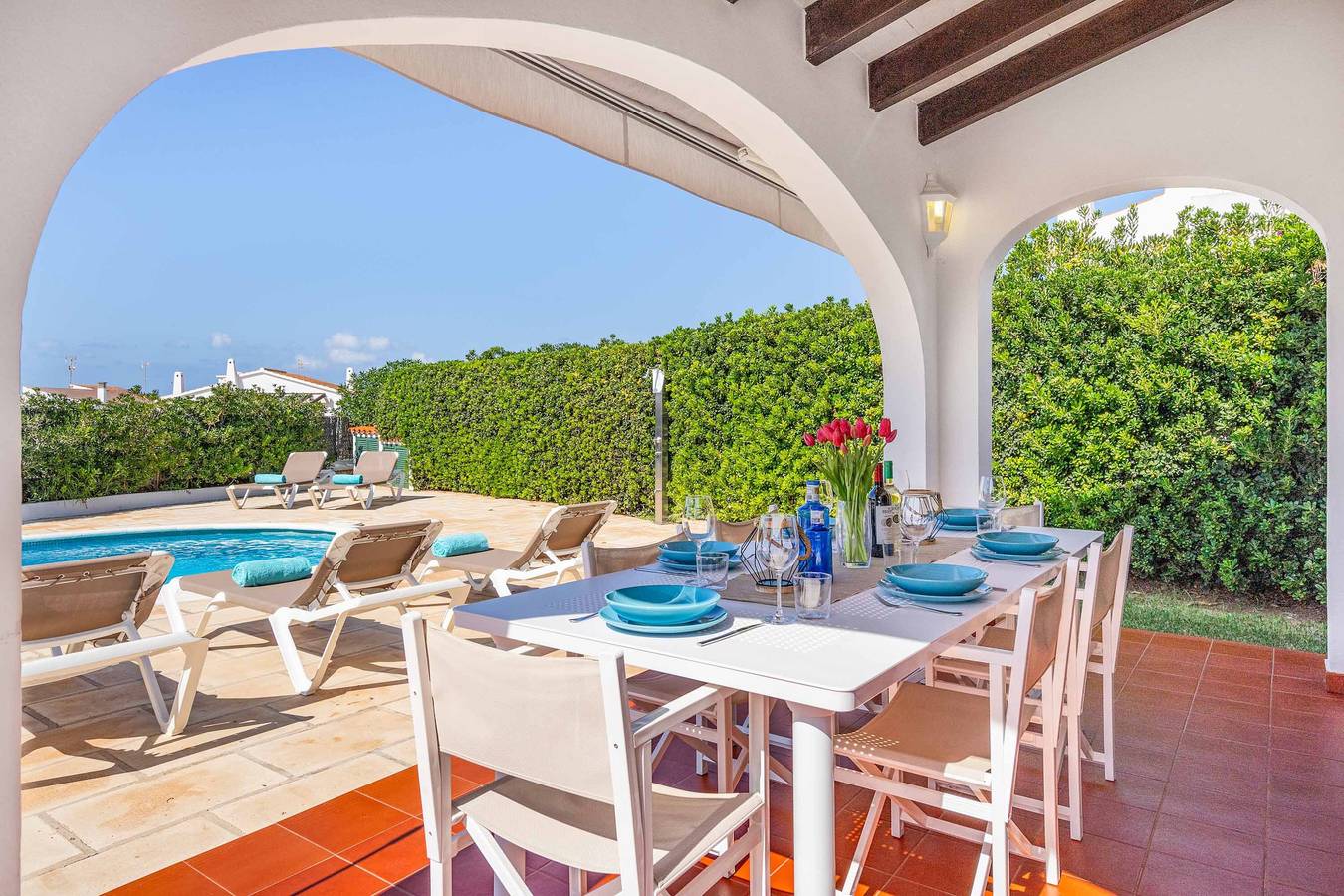 Villa pour 6 personnes avec terrasse in Cap d'Artrutx, Ciutadella
