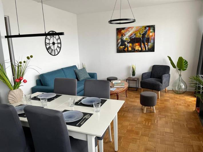 Appartement de vacances pour 6 personnes, avec Balcon et Vue