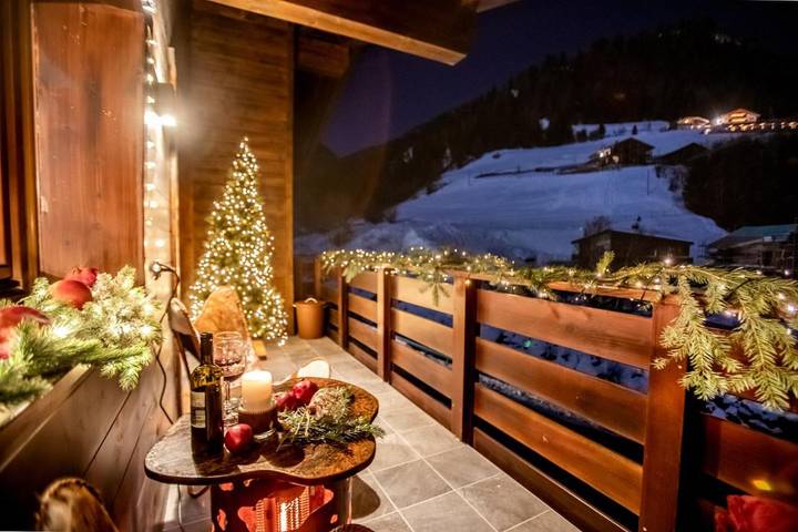 Hütte für 6 Personen, mit Sauna und Balkon sowie Ausblick auf der Seiser Alm - 3