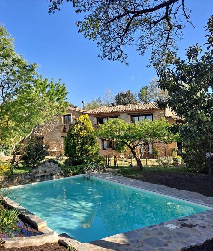 Casa rural para 16 personas, con Balcón y Terraza además de Jardín y Piscina en San Ferreol