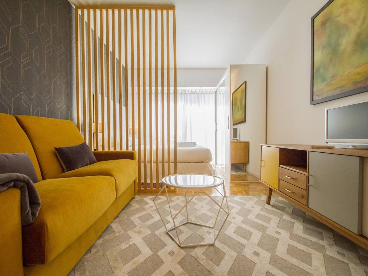 Appartement de vacances entier, Appartement de vacances pour 4 personnes avec balcon in Arganzuela, Madrid