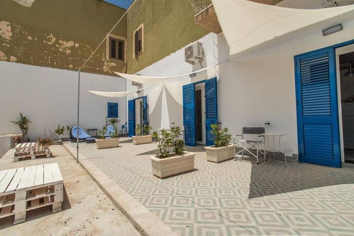 Vakantiewoning voor 4 personen, met tuin en terras op Lampedusa