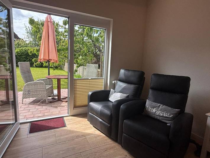 Ferienwohnung für 2 Personen, mit Terrasse und Garten