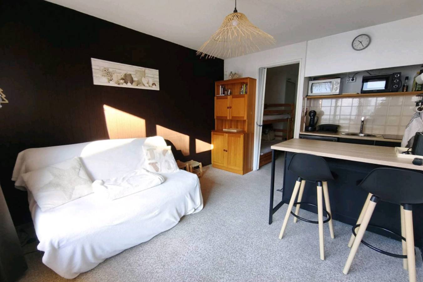 Ganzes Studio, Studio cosy avec coin cabine – Le Sauze in Le Sauze, Enchastrayes