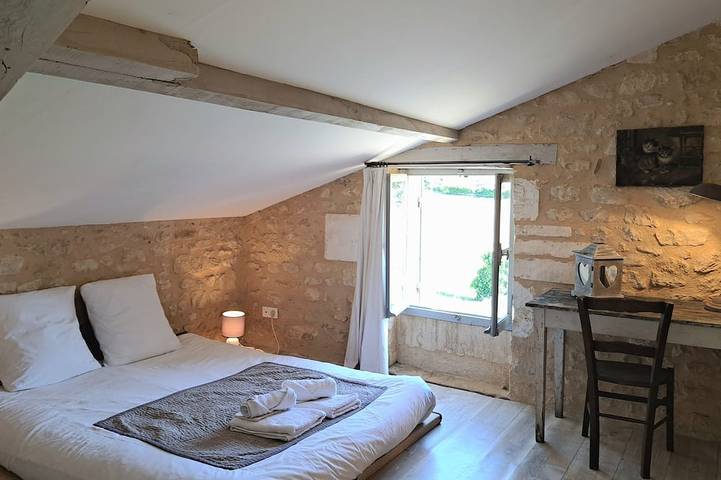 Gîte pour 8 personnes, avec terrasse ainsi que jardin et jacuzzi, animaux acceptés à Saint-Avit-Sénieur - 2