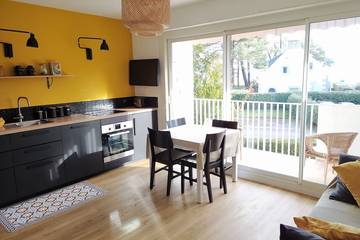 Gîte pour 2 personnes, avec terrasse dans Plage de Beaumer