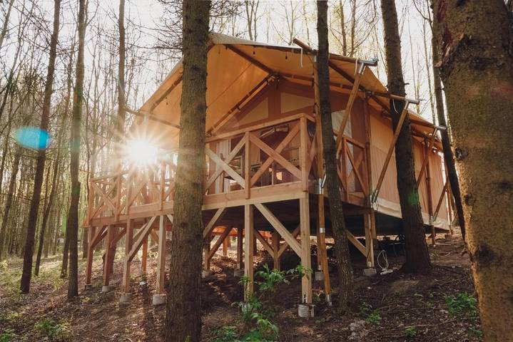 Camping für 4 Personen, mit Whirlpool und Terrasse sowie Garten und Sauna in Ermland-Masuren - 2
