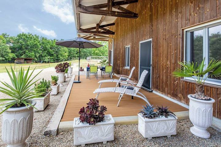 Appartement de vacances pour 4 personnes, avec Terrasse et Jardin