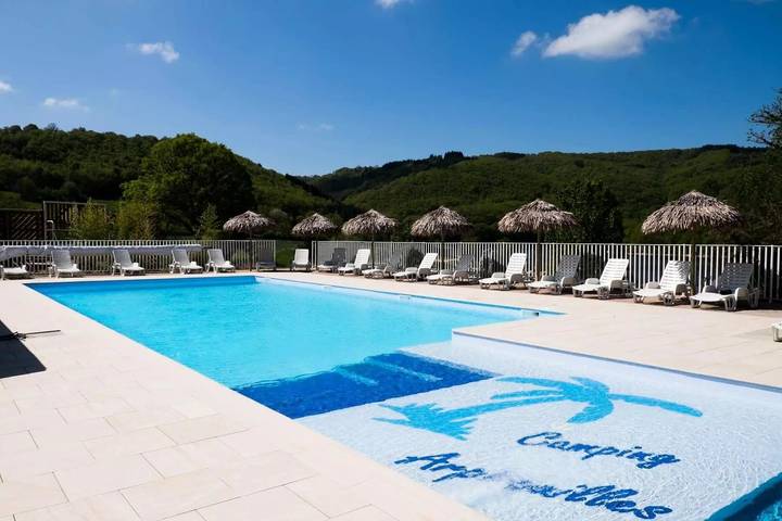 Camping pour 6 personnes, avec terrasse et piscine, animaux acceptés dans la Loire - 4