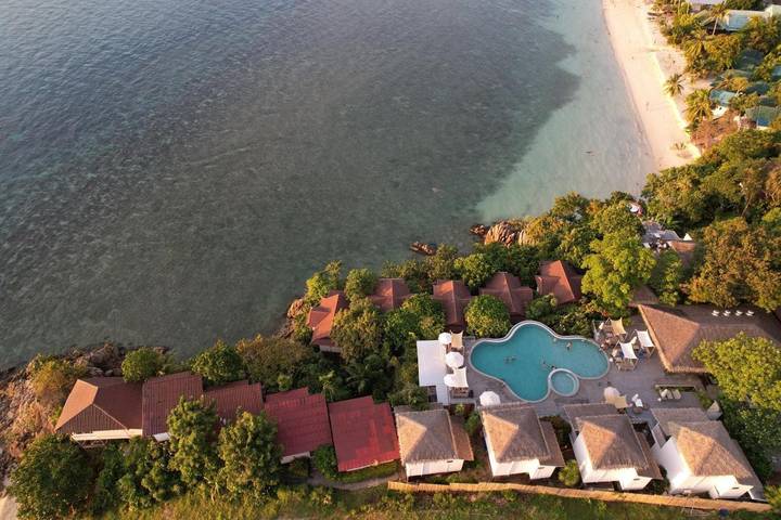 Station pour 2 personnes, avec piscine ainsi que jardin et balcon dans Koh Phangan - 3