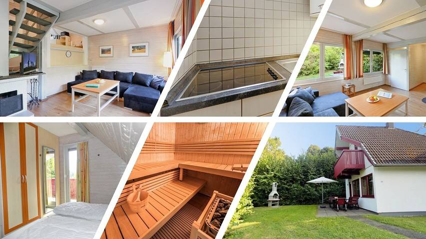 Ferienhaus für 6 Personen, mit Balkon und Sauna sowie Garten in Kirchheim