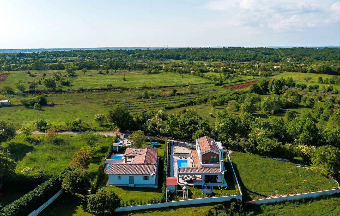Schickes 150 m² großes Apartment mit Pool, Klimaanlage und WLAN in der Nähe des Stadtzentrums von Peruski in Marčana, Südküste Istrien