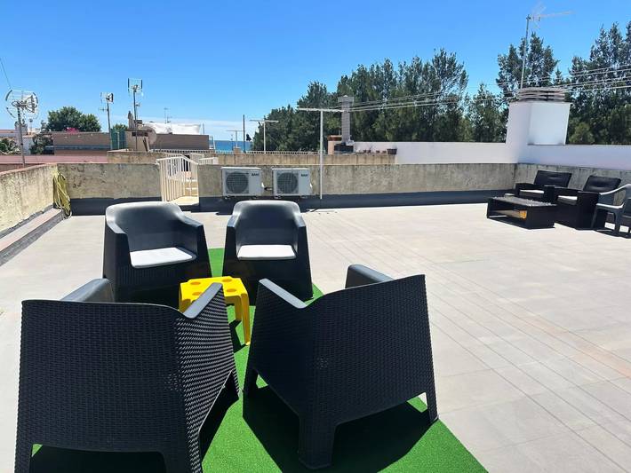 Vakantieappartement voor 5 personen, met terras in Tarragona