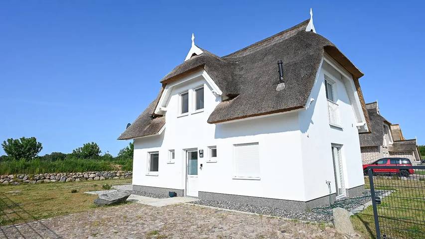 Ferienhaus mit Meerblick für 4 Personen, mit Garten und Terrasse, mit Haustier