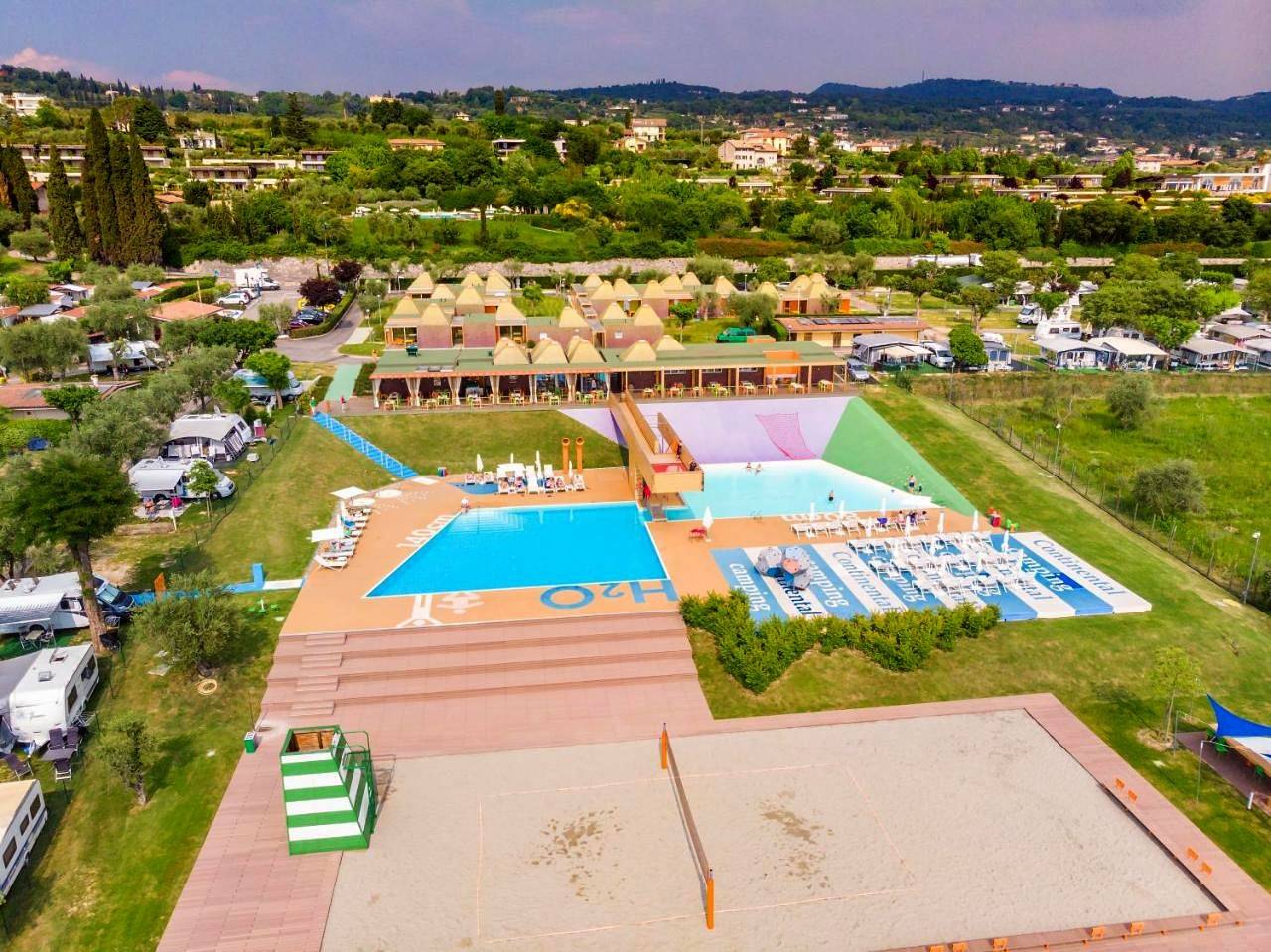 Camping Continental in Bardolino, Gardasee-Berge
