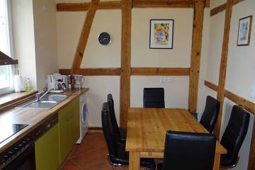 Ferienwohnung für 6 Personen, mit Terrasse und Garten, mit Haustier in Krusenhagen