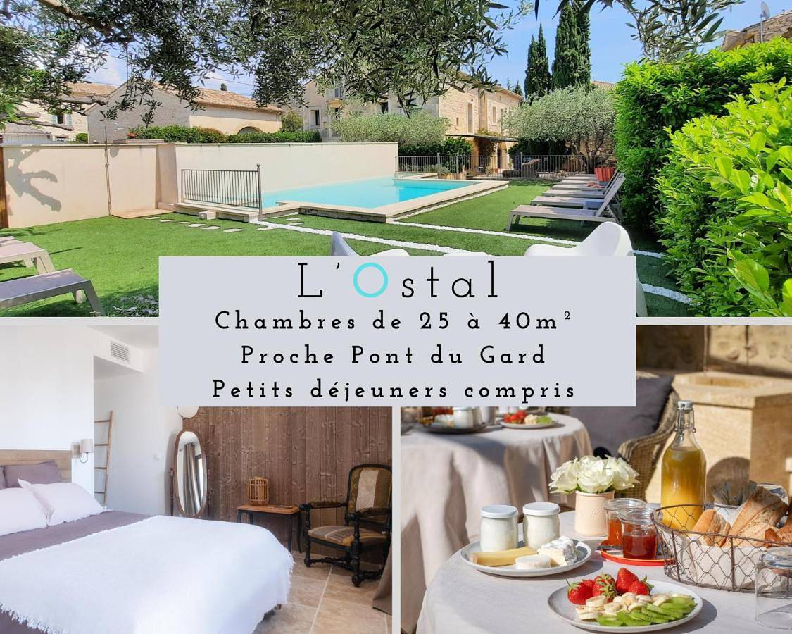 L'Ostal Saint Hilaire d'Ozilhan - Bed & Breakfast in Saint-Hilaire-d'Ozilhan, Région de Nîmes
