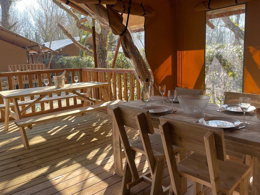 Camping Lodges & Nature - Safarizelt 6 personen - Safari Lodge in Avignon, Vaucluse