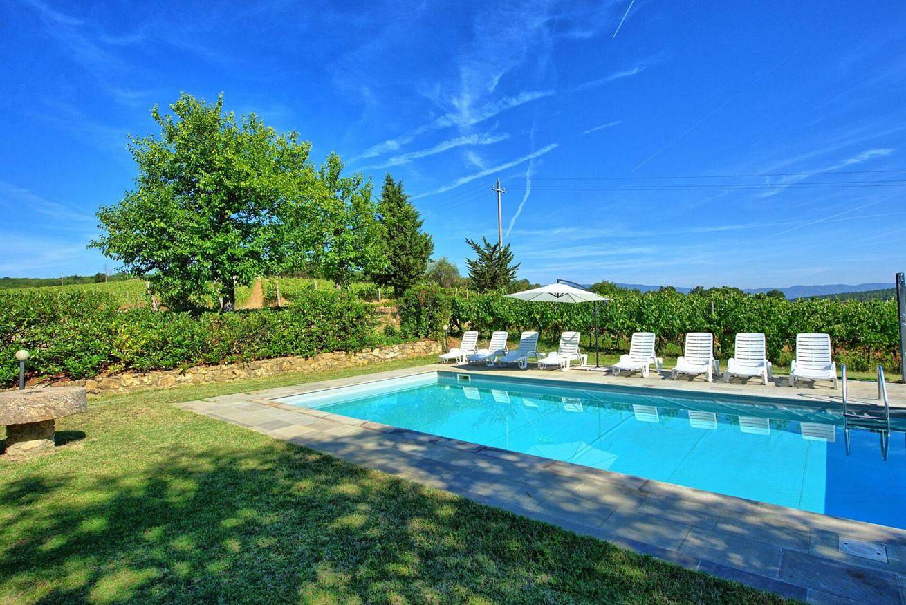 Villa für 9 Personen mit Pool in Pieve A Presciano, Laterina Pergine Valdarno