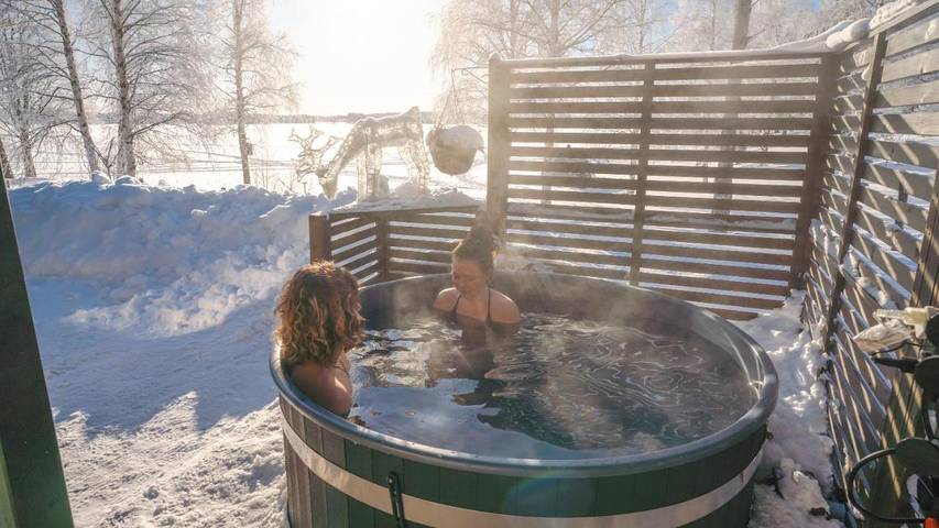 Chalet pour 4 personnes, avec jacuzzi ainsi que jardin et sauna en Finlande - 3