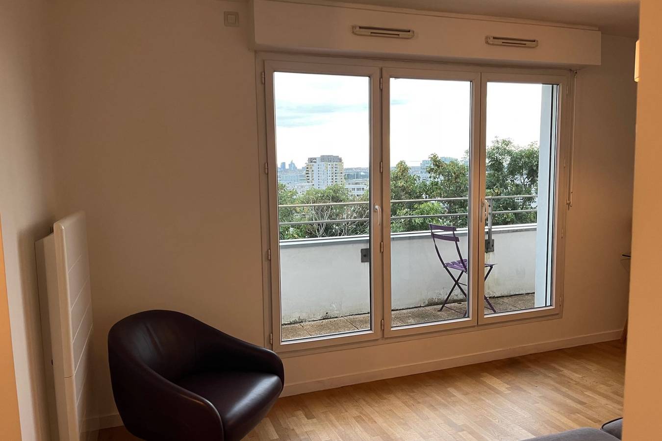 Estudio entero, Studio of 29 m2 with balcony in Issy in Issy-les-Moulineaux, Altos del Sena