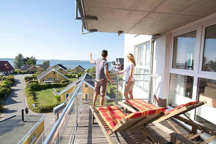 Ferienwohnung für 2 Personen, mit Balkon und Seeblick in Mecklenburgische Seenplatte