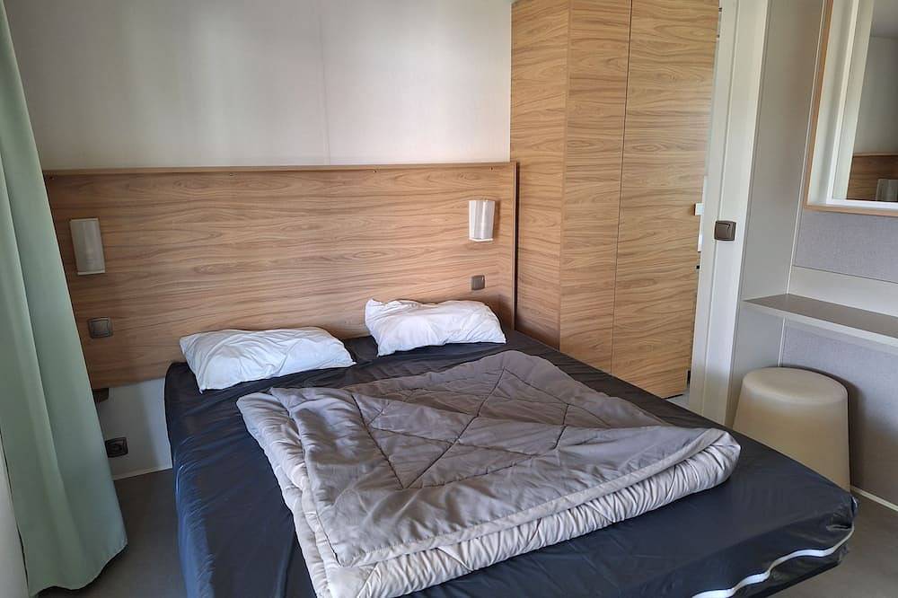 Mobil-home 5 pers / 2 sdb – Camping 5⭐ La Yole – Plage 500 m – Terrasse neuve in Vendres, Côte méditerranéenne (France)