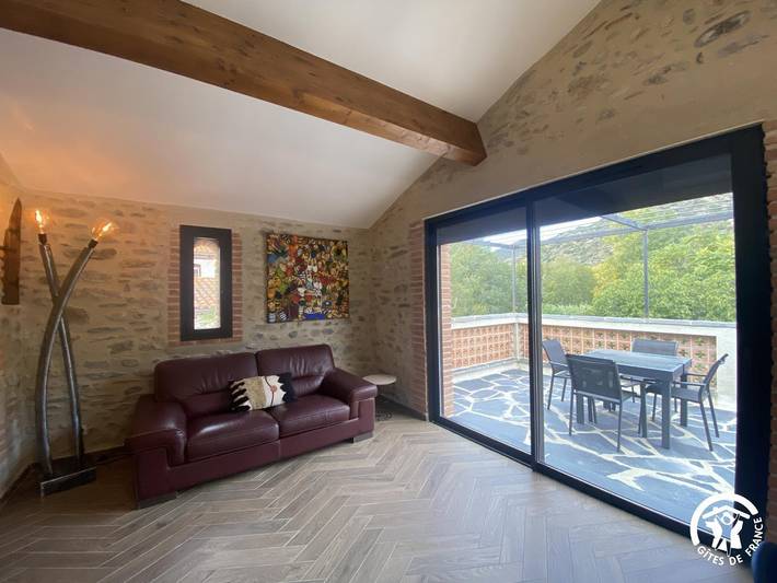 Gîte pour 2 personnes, avec Terrasse à Rodès