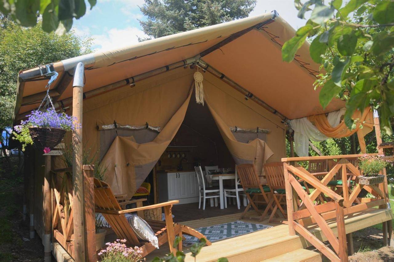 Beskidylla glamp in Ustroń, Karpaty (Polska)