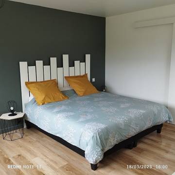 Chambre d’hôte pour 2 personnes, avec jardin à Plufur