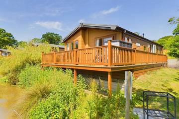 Camping für 4 Personen, mit Garten und Balkon auf der Isle of Wight