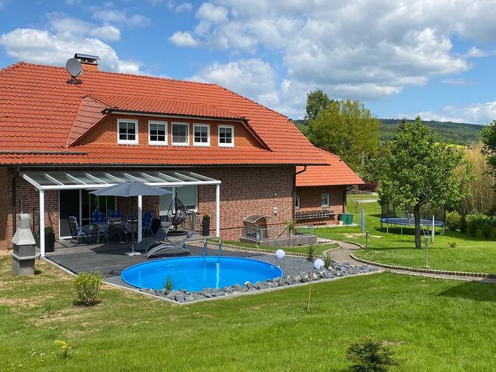 Ferienwohnung für 4 Personen, mit Garten und Balkon in Solling