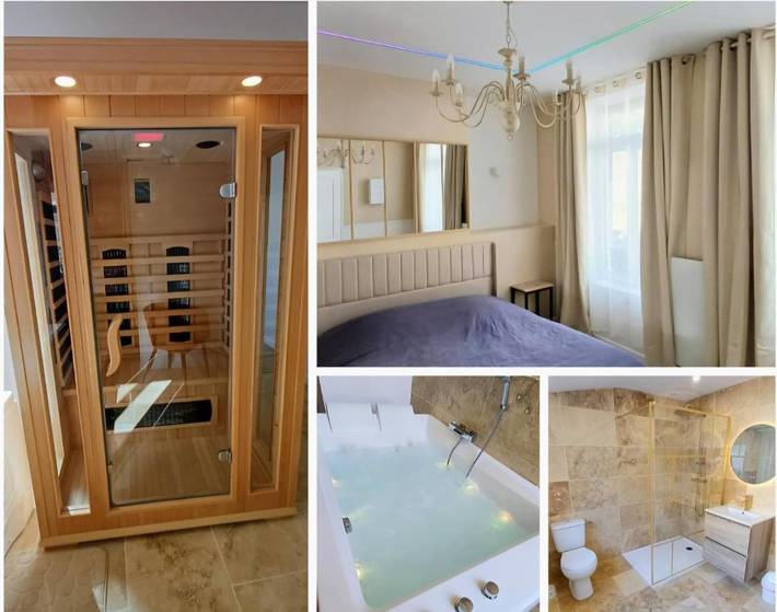 Appartement de vacances pour 2 personnes, avec terrasse ainsi que jacuzzi et sauna, animaux acceptés
