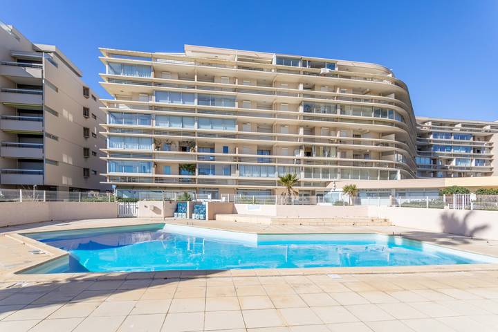 Studio entier, Studio 'Vue Mer' avec vue sur mer, Wi-Fi et climatisation in Canet-en-Roussillon, Côte d'Améthyste