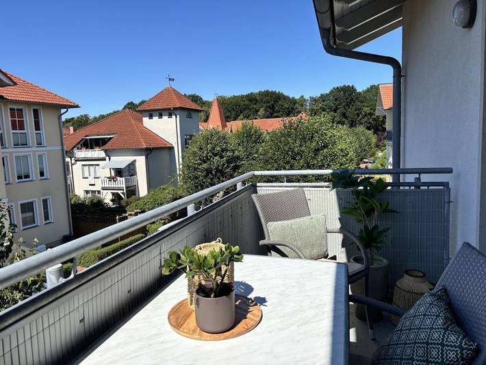 Ferienwohnung für 4 Personen, mit Balkon in der Rostocker Heide