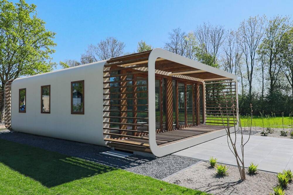 Chalet mit 2 Schlafzimmern und einer Terrasse in IJssel