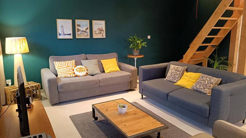 Maison de vacances pour 6 personnes, avec Terrasse et Jardin