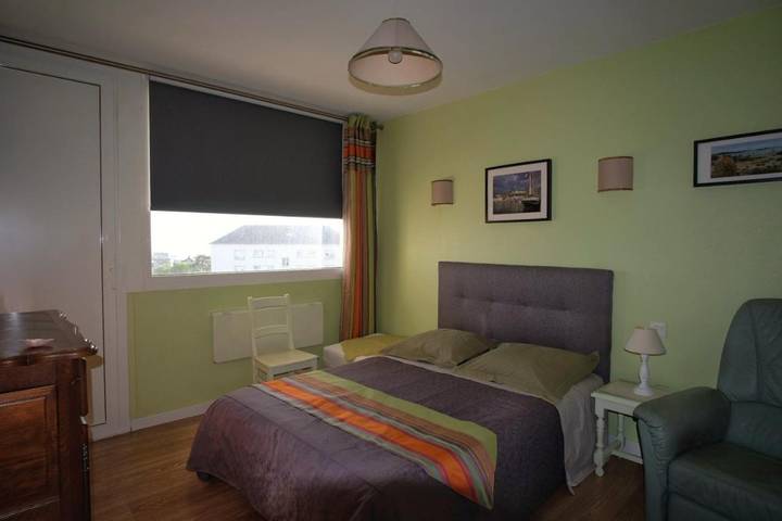Chambre d’hôte pour 2 personnes, avec Balcon et Vue à Granville