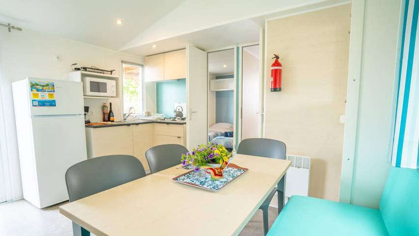Feriendorf Park Albatros Mobilehome Happy Premium für 7 Personen in San Vincenzo, Etruskische Küste