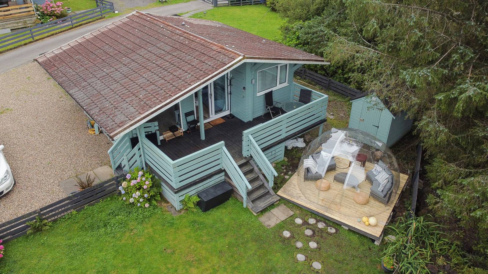 Lodge für 4 Personen mit Garten in Argyll & Bute