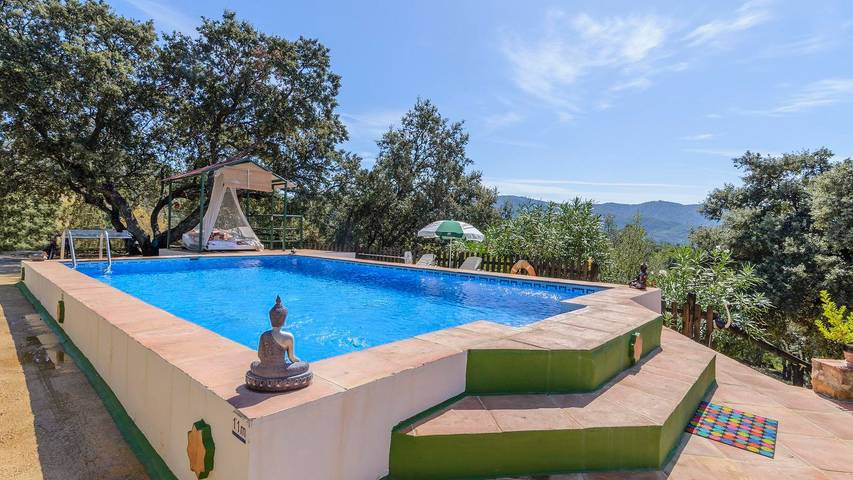 Chalet para 5 personas, con balcón/terraza y piscina en Valle del Genal - 3