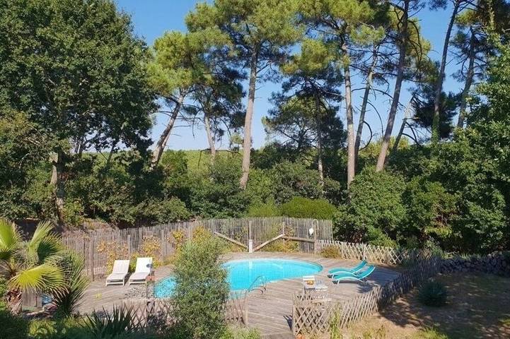 Maison de vacances pour 10 personnes, avec jardin et terrasse, animaux acceptés sur la Dune du Pilat