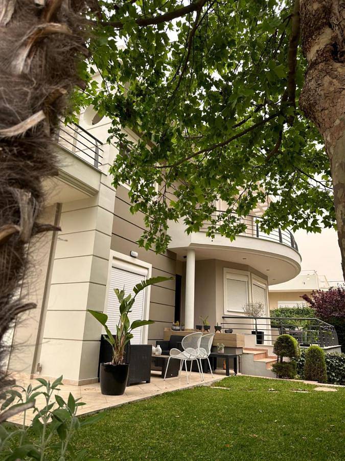 Ferienhaus für 6 Personen, mit Balkon und Terrasse sowie Garten und Ausblick