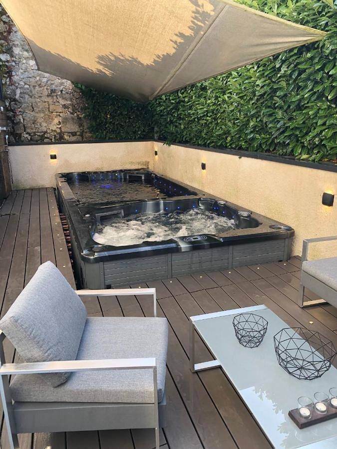 Location de vacances pour 14 personnes, avec jardin ainsi que piscine et jacuzzi, animaux acceptés à Saint-Genis-Pouilly - 4