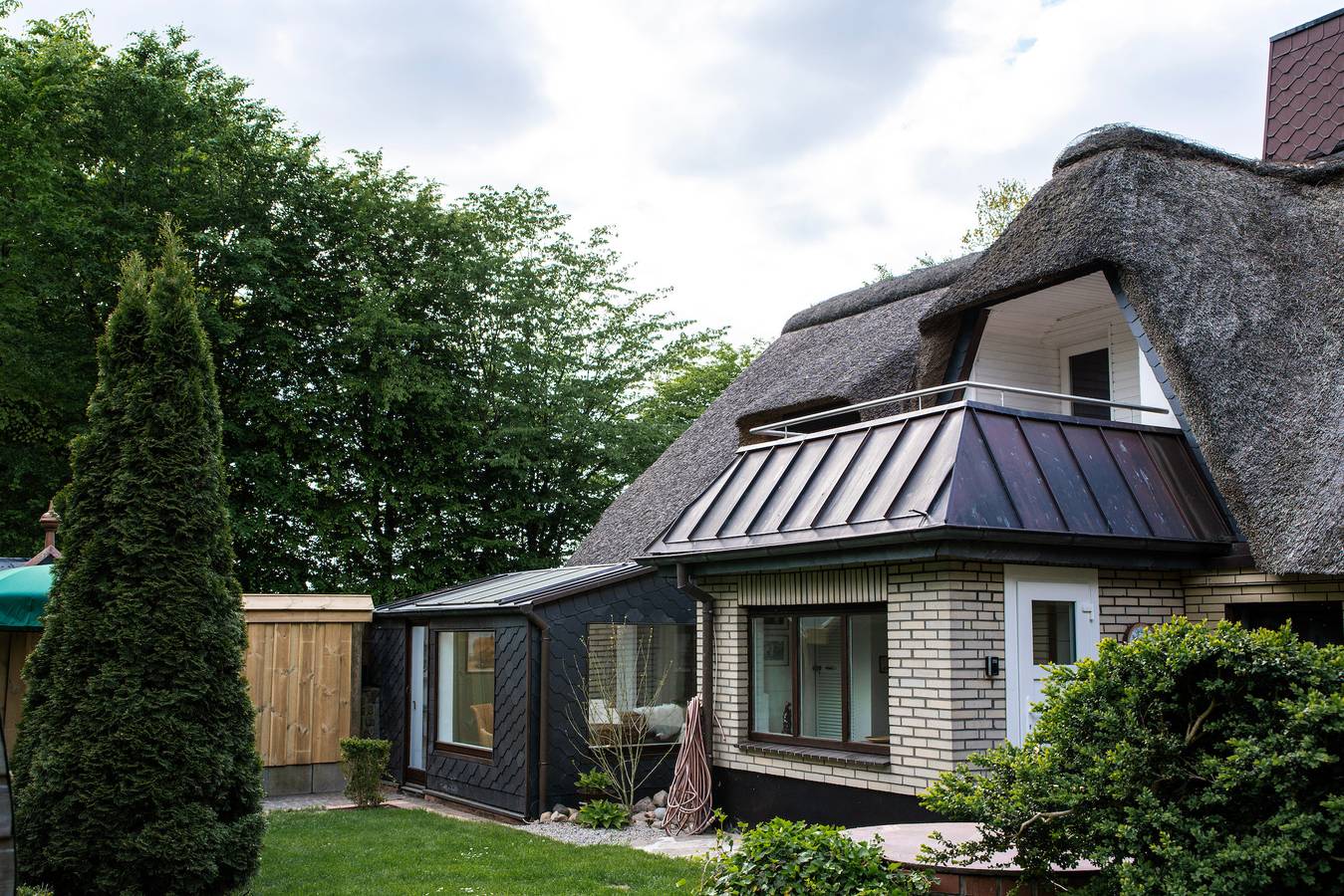 Ganze Ferienwohnung, Ferienwohnung "Opas Reetdachkate" in Jübek, Grünes Binnenland