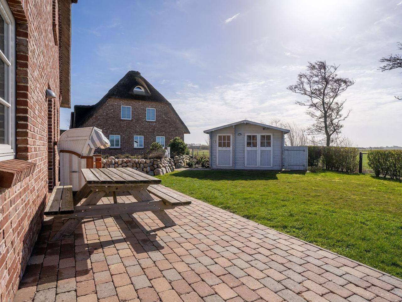 Reetdachhaus Ahoi in Tating, Eiderstedt