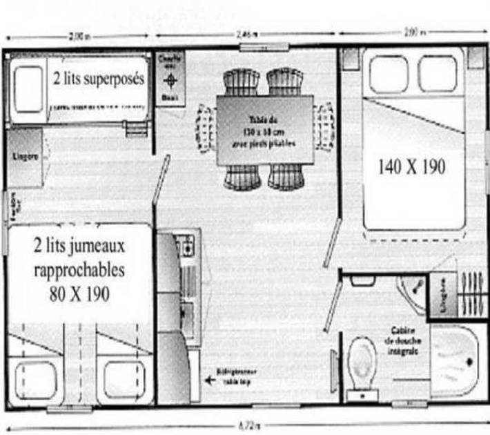 Maison de vacances pour 6 personnes à Barjac - 3